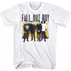 Fall Out Boy Cotton On Graphic T-Shirt Relaxed Boyfriend Fit Medium